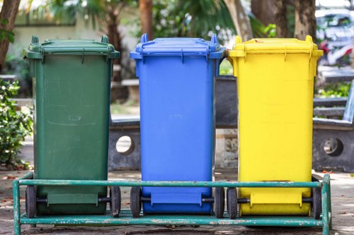 Skip permit and access planning for roadside container placement